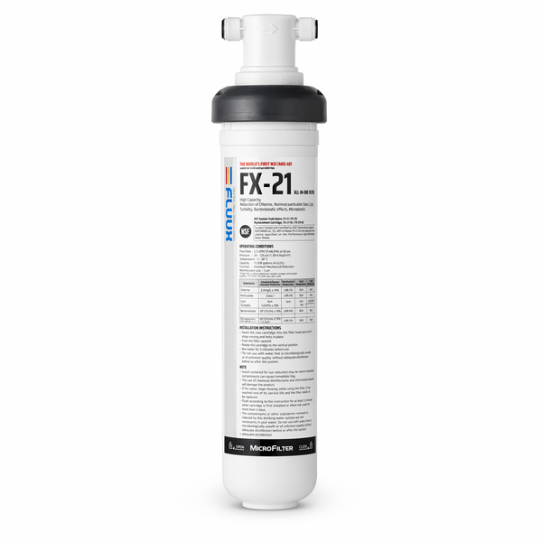 Filtru de apă FLUUX FX-21 – Ultrafiltrare 0,1µm capacitate maximă 98.000L