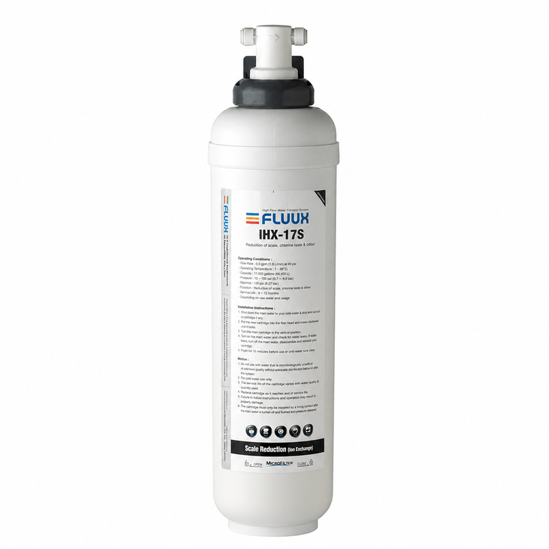 Filtru mașină gheață FLUUX IHX-17S – HoReCa apă moale NSF