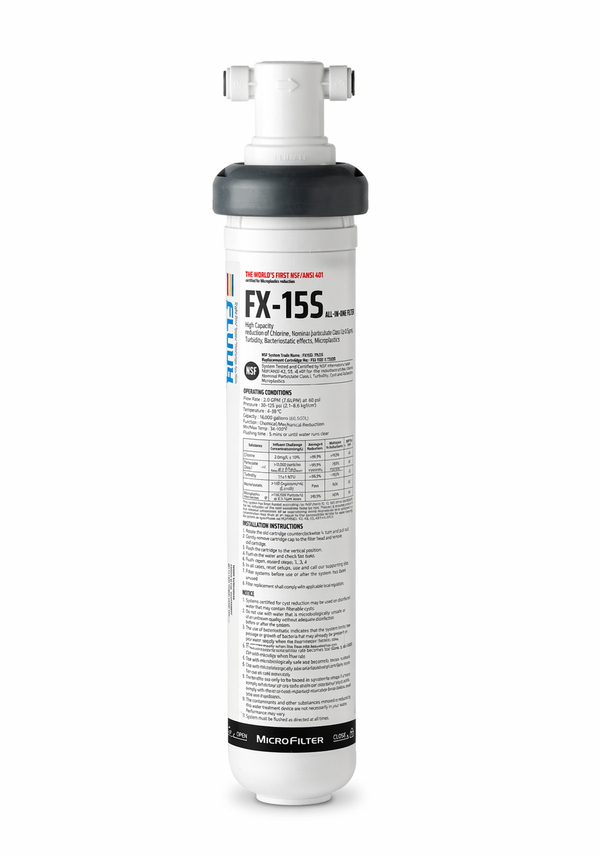 Filtru de apă FLUUX FX-15S – Ultrafiltrare + protecție anti-calcar