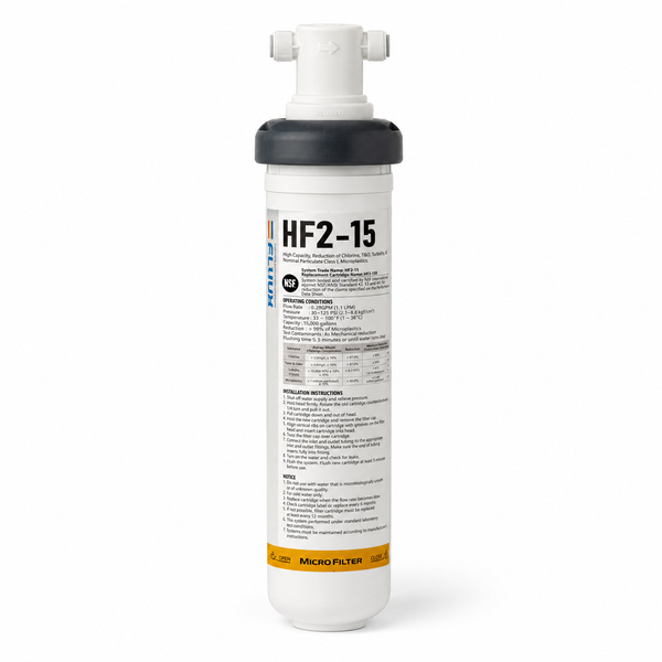 Filtru de apă FLUUX HF2-15 – Filtrare 0,5µm 79.000L capacitate medie