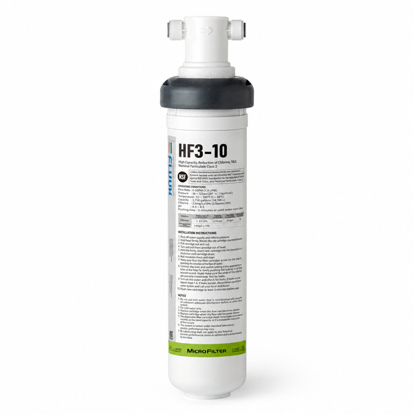Filtru de apă FLUUX HF3-10 – Filtrare standard 5µm certificat NSF 42