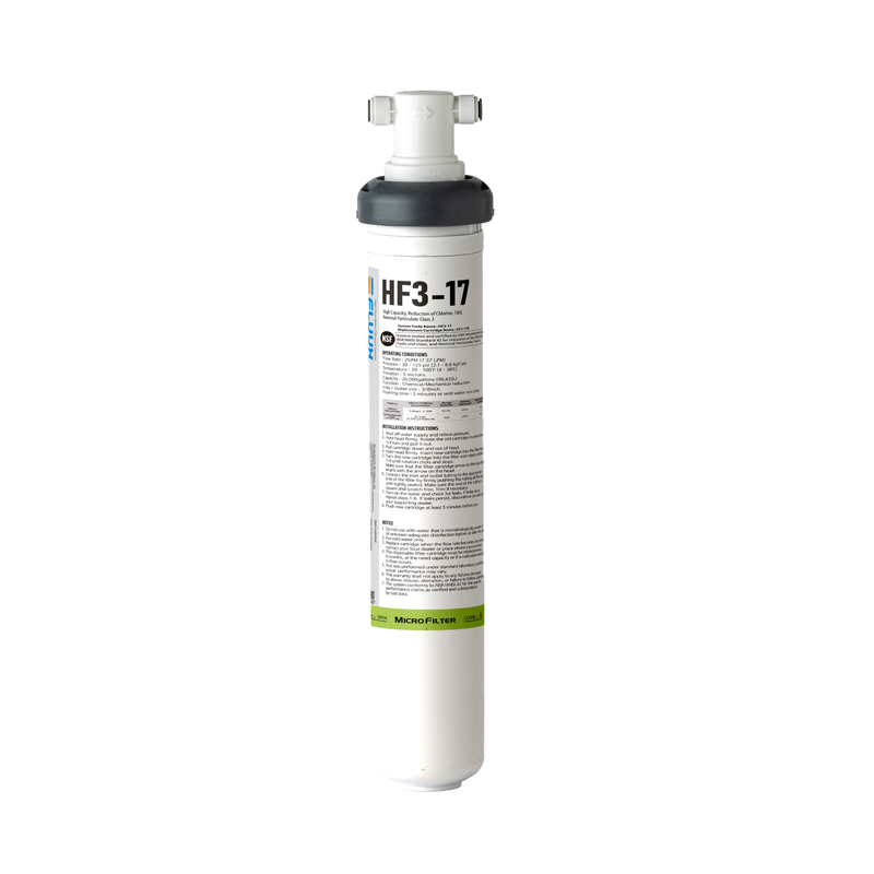 Filtru de apă FLUUX HF3-17 – Filtrare standard 5µm 98.000L capacitate