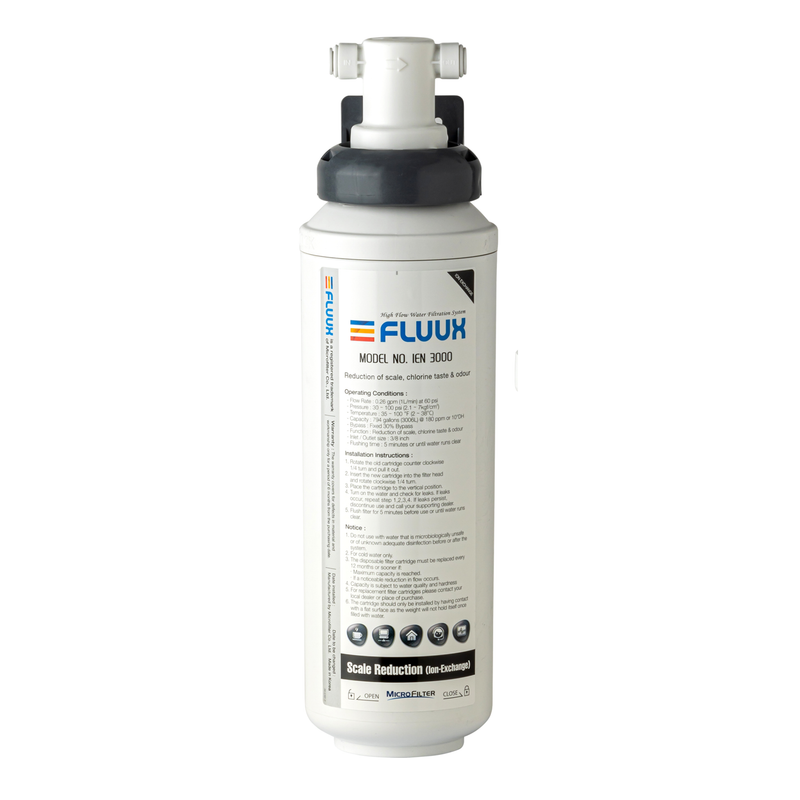 Filtru anti-calcar FLUUX IEN-3000 – Dedurizare schimb ionic 3.000L
