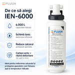 Filtru anti-calcar FLUUX IEN-6000 – Dedurizare schimb ionic 6.000L