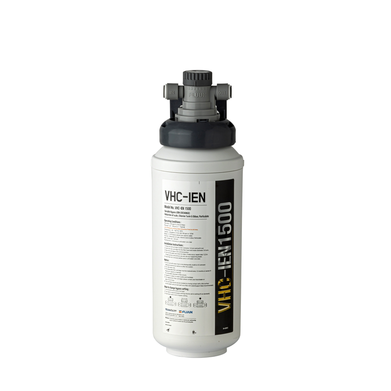 Filtru anti-calcar FLUUX VHC-IEN 1500 – Dedurizare + filtrare carbon 2.000L